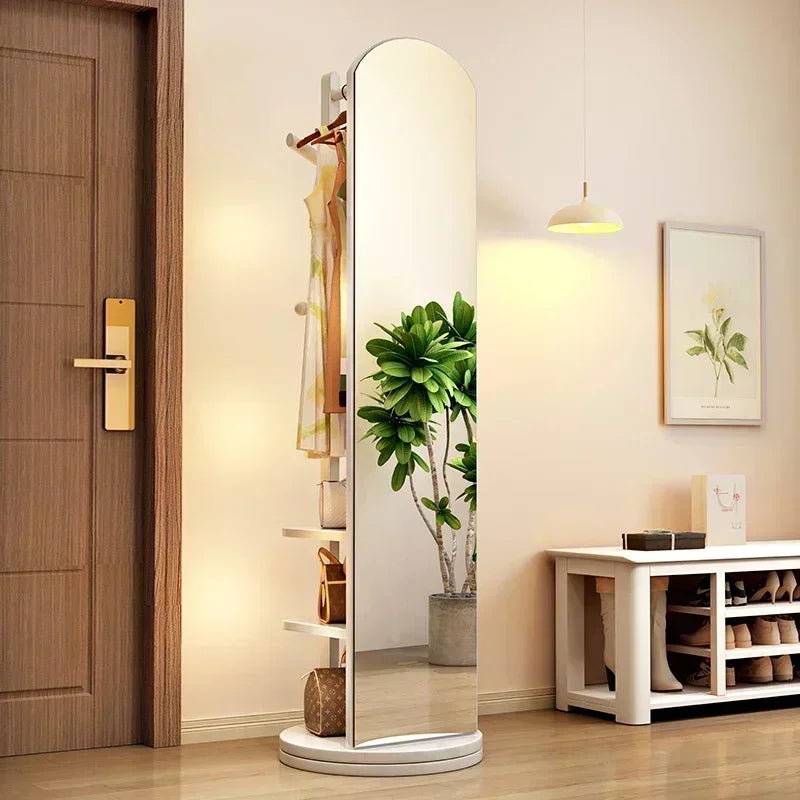 porte manteau avec miroir blanc largeur 40 cm