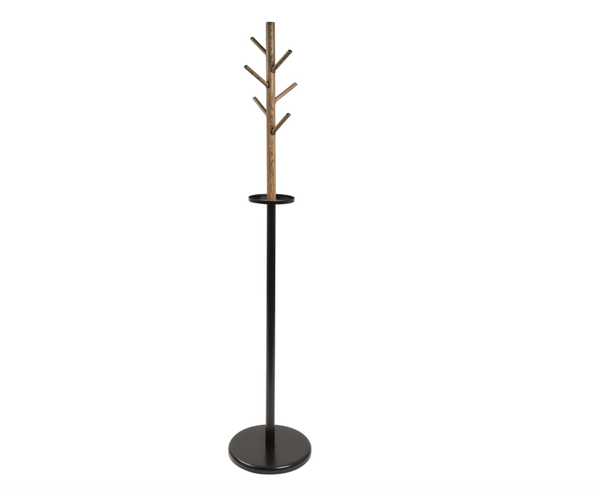 porte manteau bois metal 2