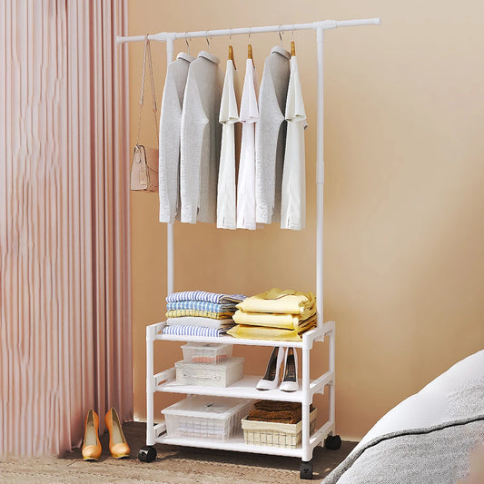 porte manteau cintre blanc 3 couches