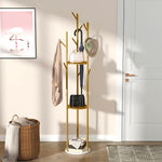 porte manteau doré sur pied - Vignette | Ma boutique