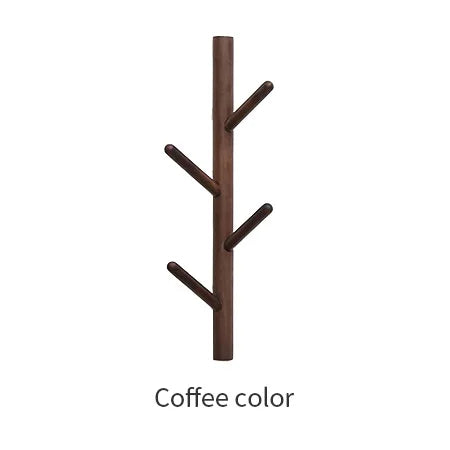 porte manteau en forme d'arbre mural café