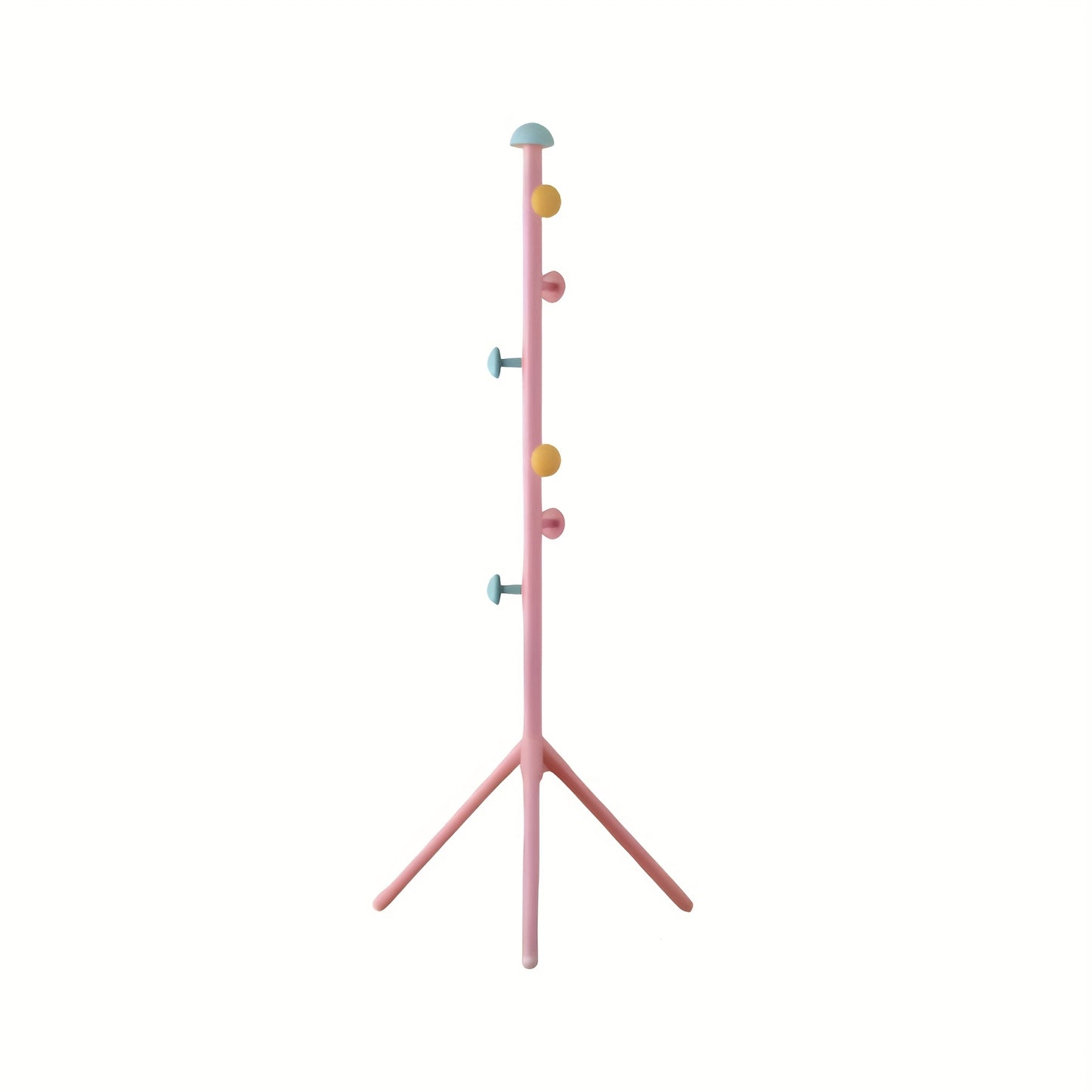 porte manteau enfant sur pied rose
