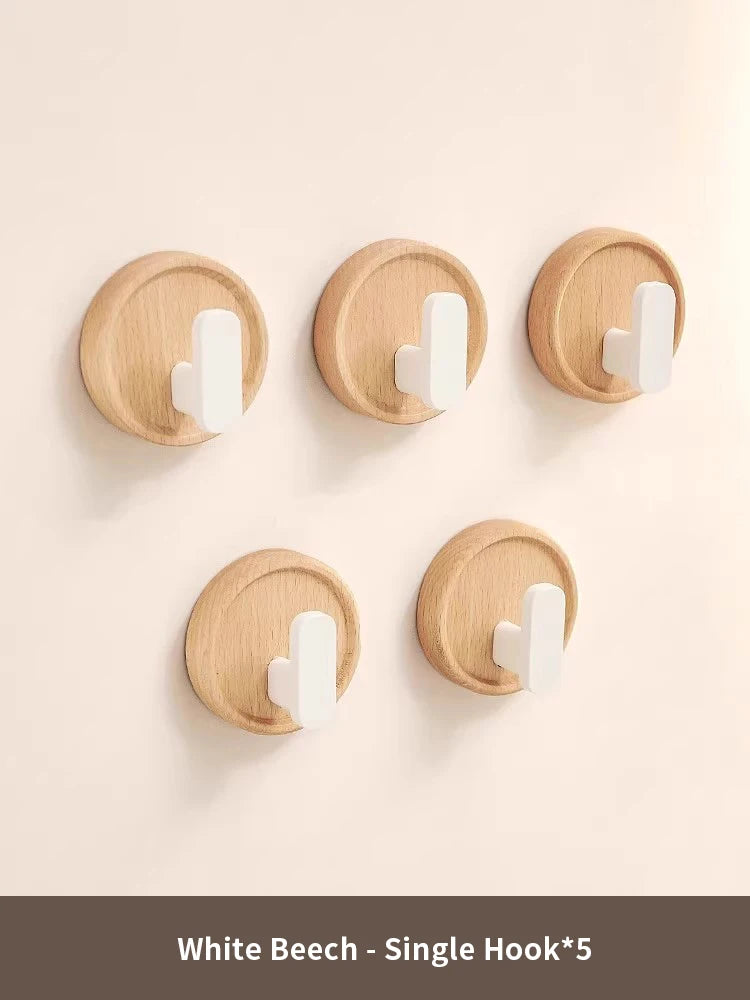 porte manteau individuel bois blanc 5