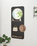 Porte manteau mural avec miroir - Vignette | Ma boutique