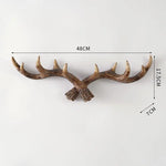 porte manteau mural bois de cerf - Vignette | Ma boutique
