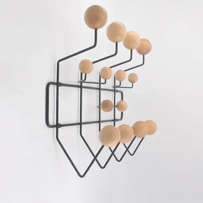 porte manteau mural boule vintage style 5