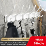 Porte manteau mural en aluminium - Vignette | Ma boutique