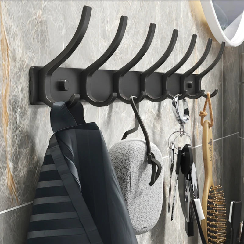 porte manteau mural en aluminium face