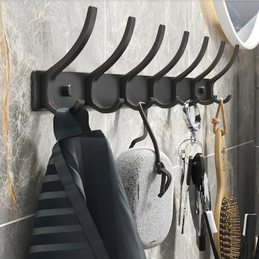 porte manteau mural en aluminium face
