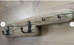 Porte manteau mural en bois flotté - Vignette | Ma boutique