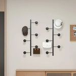 Porte manteau mural métallique - Vignette | Ma boutique