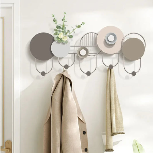 porte manteau mural original gris 1
