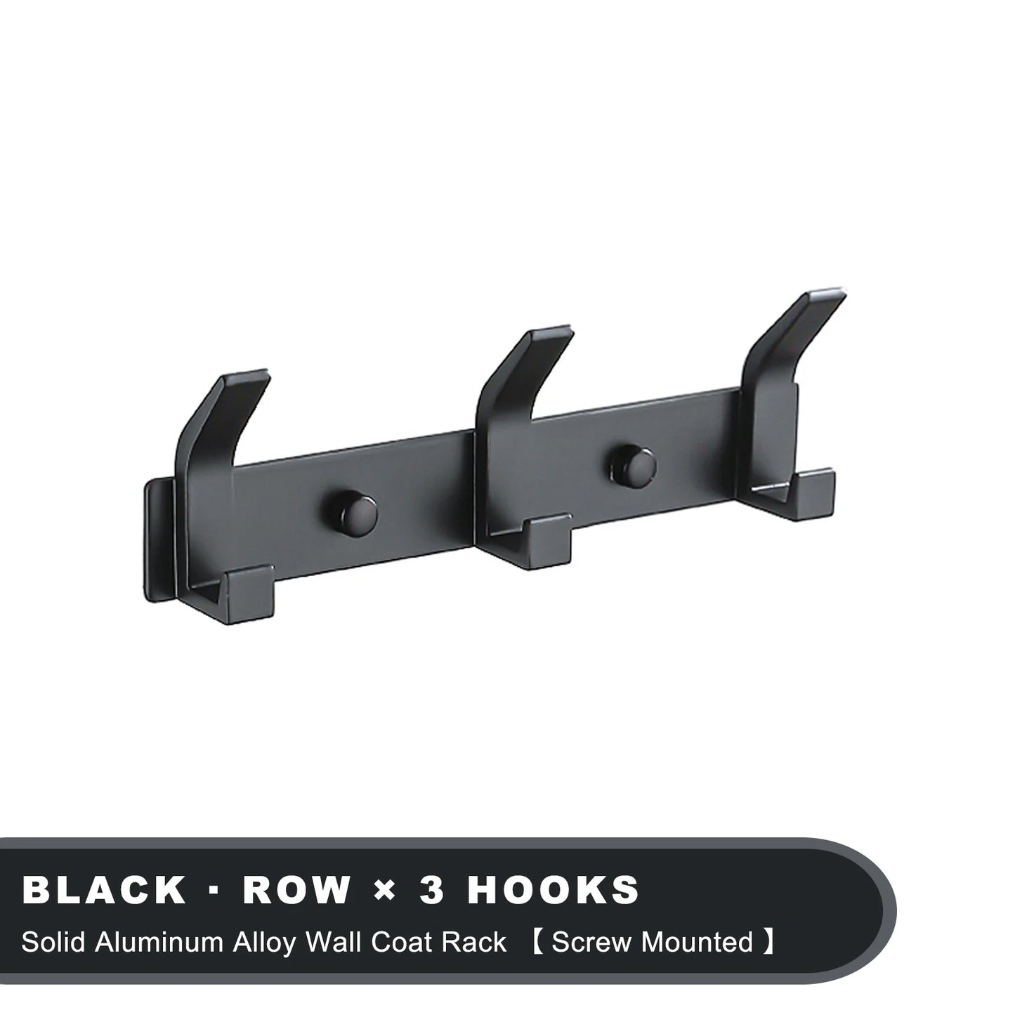 porte manteau mural pour salle de bain noir 3 crochets