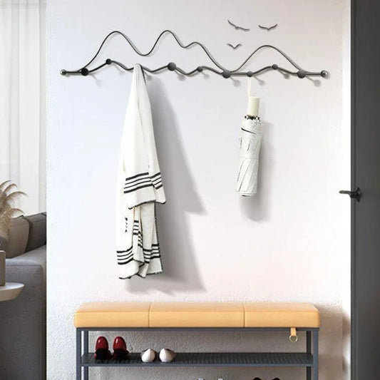 porte manteau patere design noir