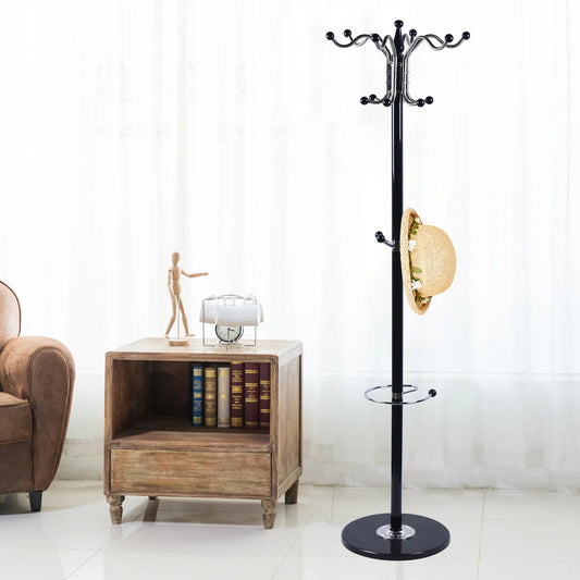 porte manteau perroquet vintage noir