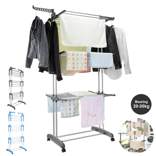 porte manteau pliable gris