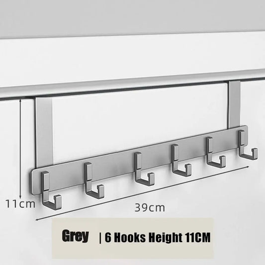 porte manteau porte salle de bain gris 11 cm