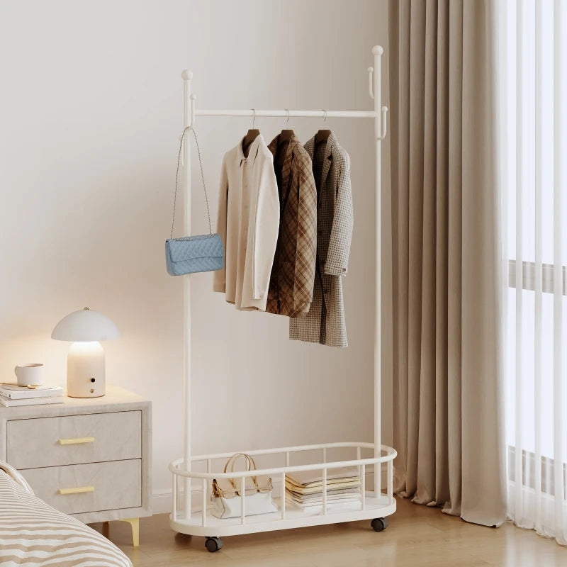 porte manteau pour chambre adulte modèle blanc 2