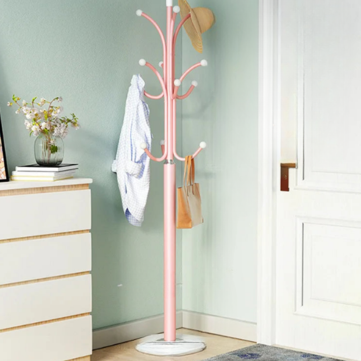 porte manteau rétro rose