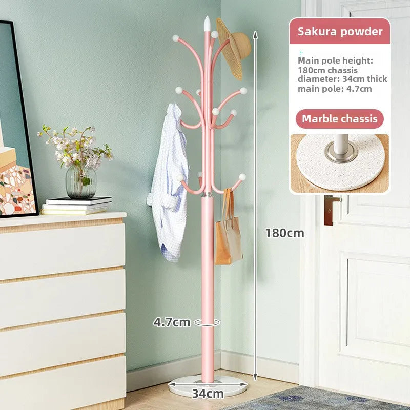 porte manteau rétro rose