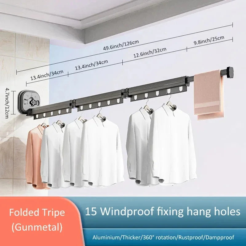 porte manteau retractable modèle 3