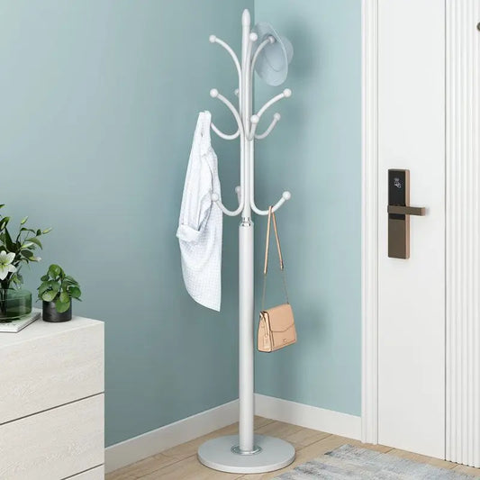 porte manteau sur pied vintage blanc standard