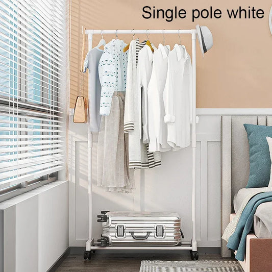 rail porte manteau blanc un rail